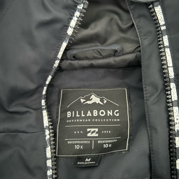 Billabong Lightweight Ski Jacket, Medium, black - Picture 3 of 3